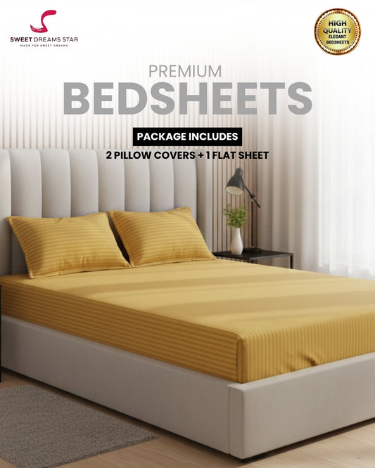 Bedsheet with 2 Pillow Covers