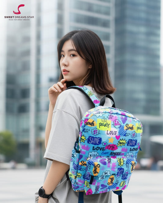 Single Zip School Bag