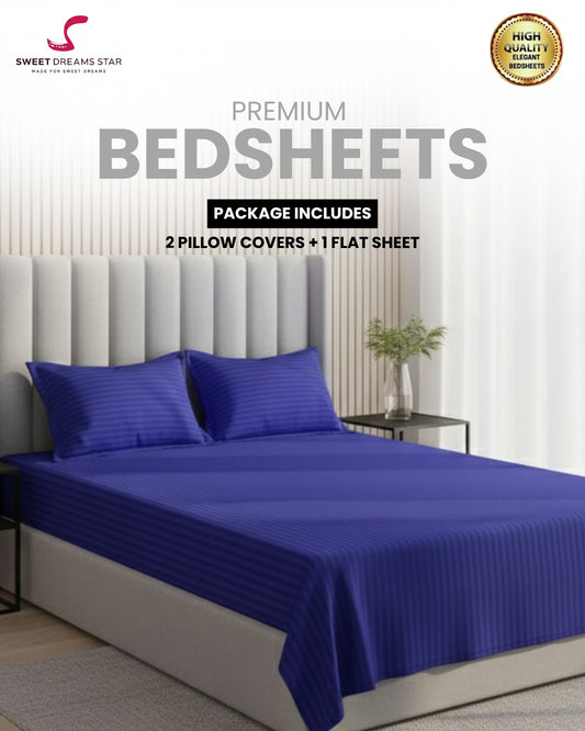 Bedsheet with 2 Pillow Covers