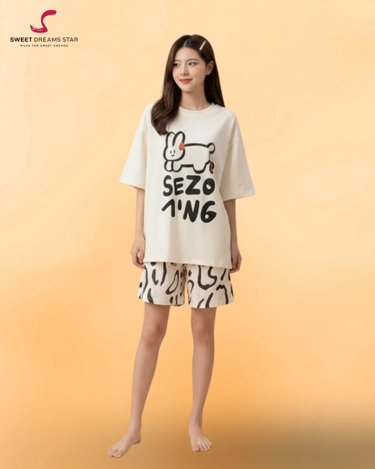 😍Ladies Cute Pajama Set Suit😍