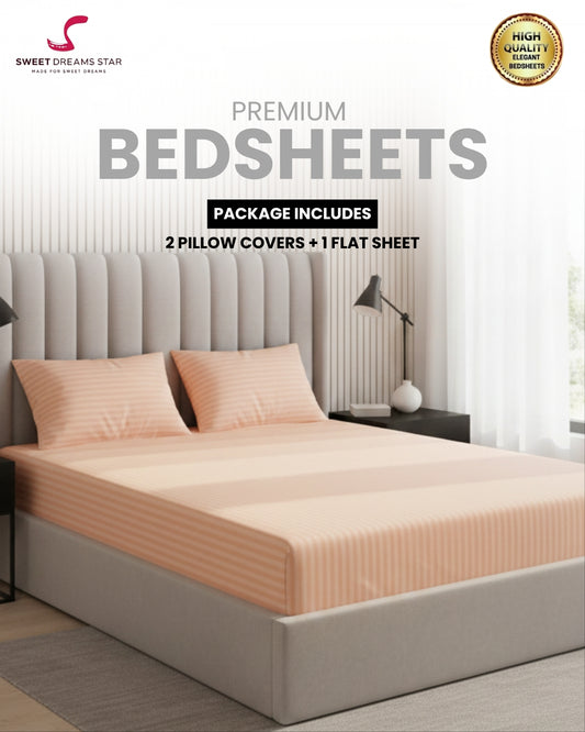 Bedsheet with 2 Pillow Covers