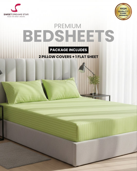 Bedsheet with 2 Pillow Covers