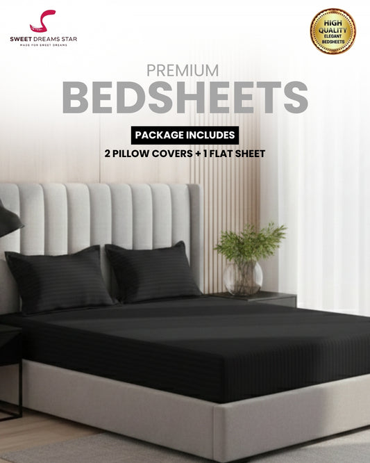 Bedsheet with 2 Pillow Covers