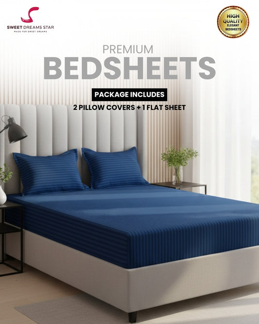 Bedsheet with 2 Pillow Covers
