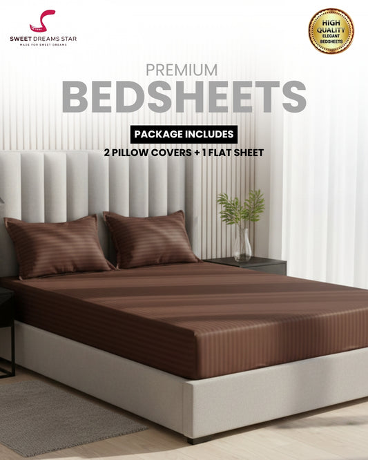 Bedsheet with 2 Pillow Covers