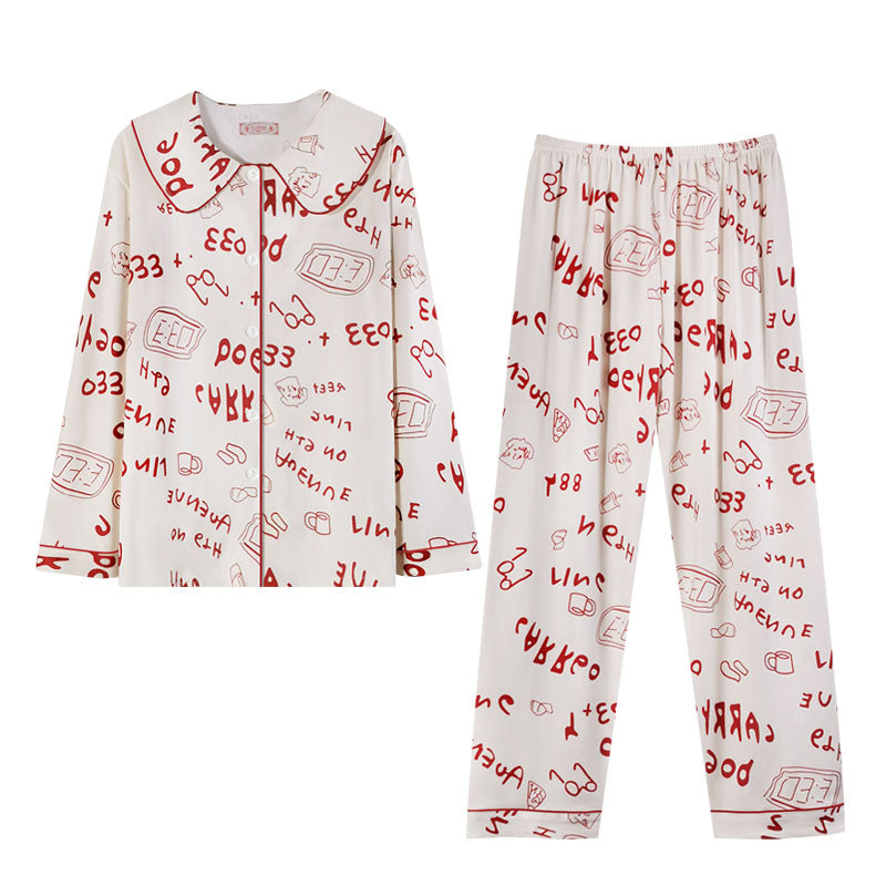 Women's Scripted Typography Pajama Set | Ultimate Comfort Wear | FREE SHIPPING