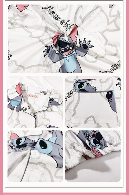 Women's Stitch Character Short Sleeve Pajama Set | Ultimate Comfort Wear | FREE SHIPPING