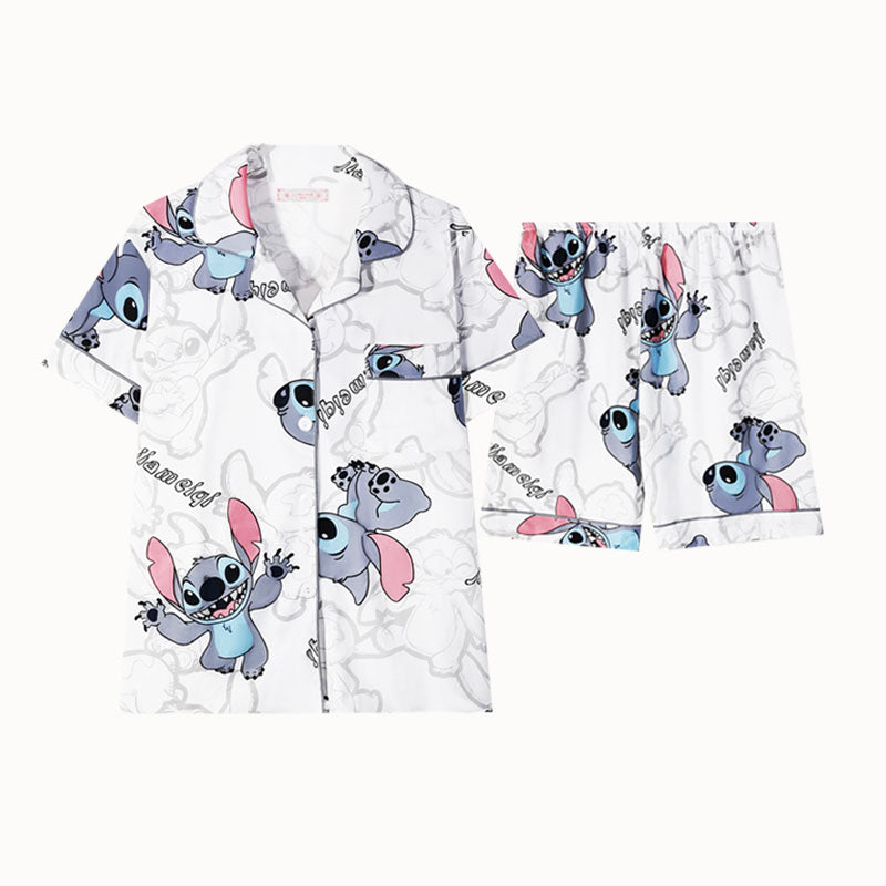 Women's Stitch Character Short Sleeve Pajama Set | Ultimate Comfort Wear | FREE SHIPPING