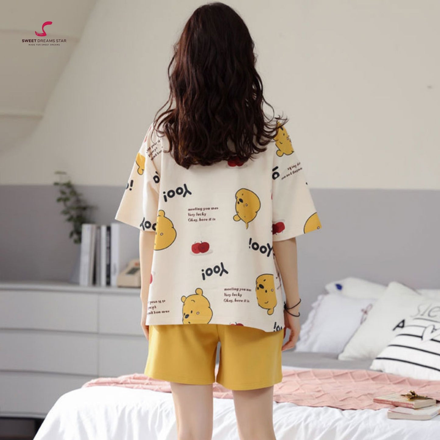 Winnie the Pooh Cherry Women’s Short Pyjama Set