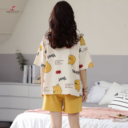 Winnie the Pooh Cherry Women’s Short Pyjama Set