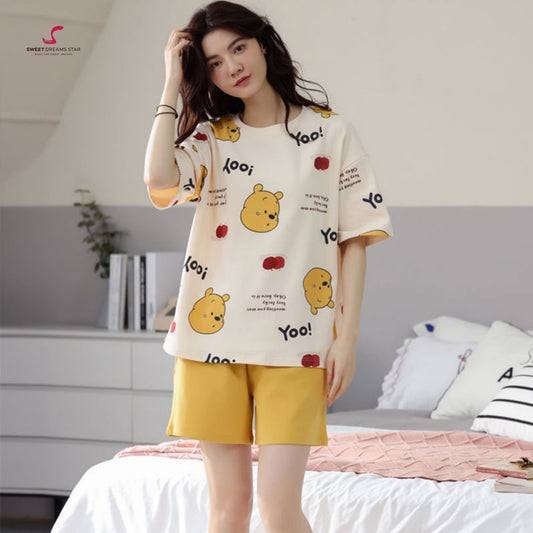 Winnie the Pooh Cherry Women’s Short Pyjama Set