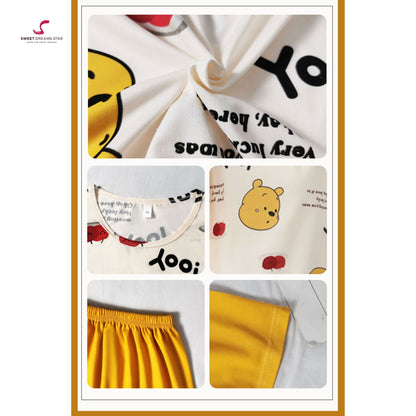 Winnie the Pooh Cherry Women’s Short Pyjama Set