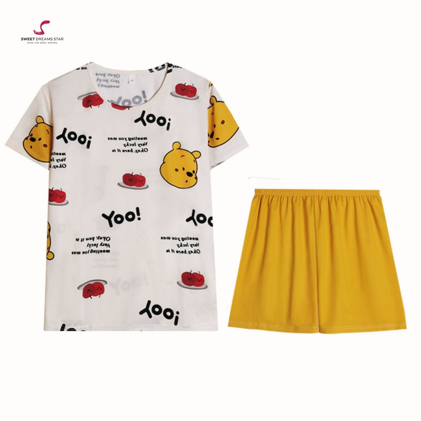 Winnie the Pooh Cherry Women’s Short Pyjama Set