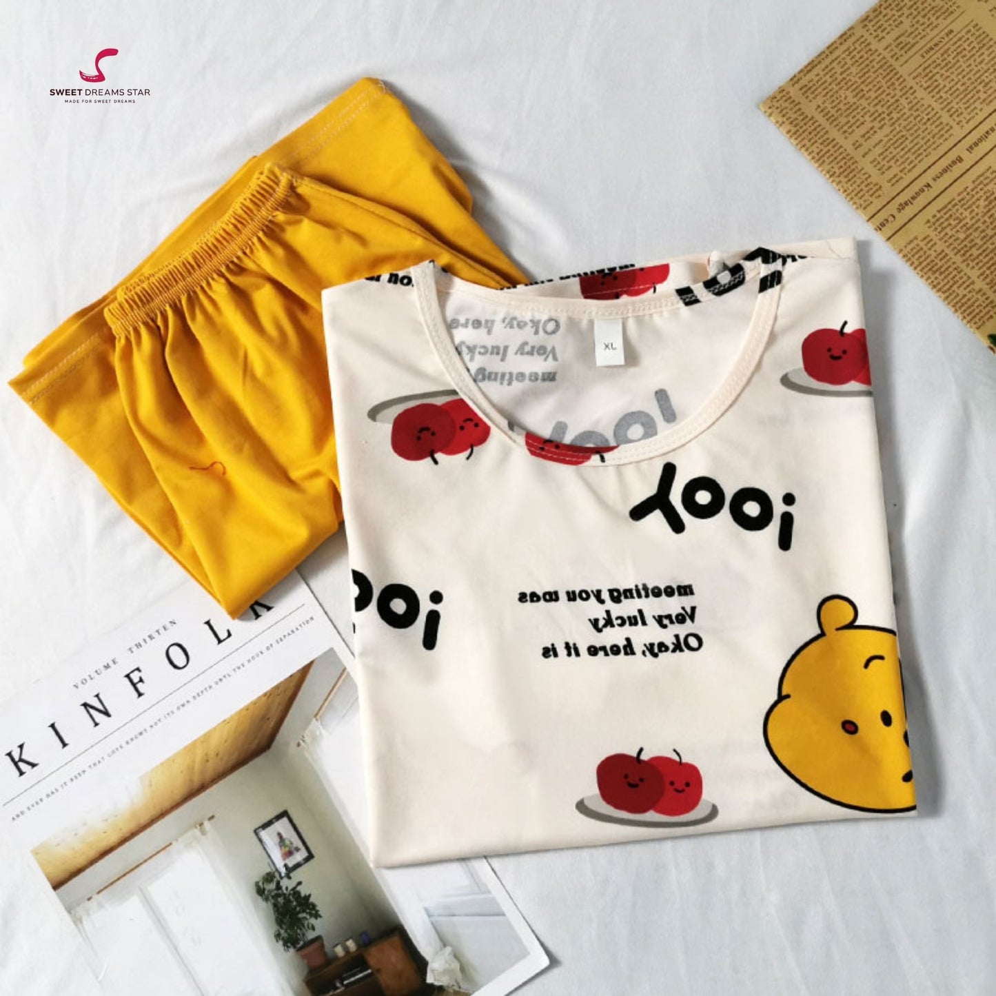 Winnie the Pooh Cherry Women’s Short Pyjama Set